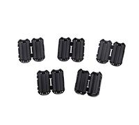 5 Pcs 5mm Clip-On Ferrite Core Noise Suppressor RFI Clip Cable Single Supply Filter Board