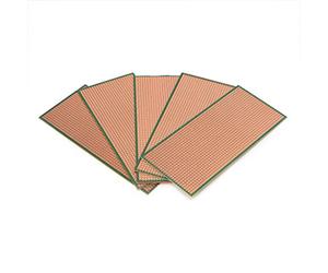 5 Pcs 6.5x14.5cm Stripboard PCB Platine Single Side Circuit Boar Electronic Devices Book