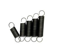 5 Pcs 65Mn Tension Spring Opening Draw Spring Strong S hook Wire Diameter 0.3 mm OD 2.5 mm Length 190 mm