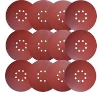5 PCS 9 Inch 8 Hole Sandpaper 60-2000 Grits 225mm Abrasive Sanding Disc for Drywall Sander Wood Furniture Finishing,150,HFA,001