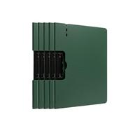 5 Pcs A4 Folder Clip SetMultifunctional Folding Writing Pad & Data Storage Office Supplies for Efficient Document Management (Green)
