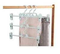 5 Pcs Adjustable Clothes Racks For Pant Skirt Clip Bra Clothespin Hanger Clothes Rack Heavy Duty