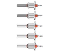 5 Pcs Adjustable Taper Bit Set Hard Alloy Limit Hole Hole Drill Bit for Wood Plant Border Countersink