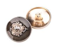 5 Pcs Alloy Enamel Crown Lion Head Sew On Buttons for Suit Wool Coat Formal Jacket Wholesale Classic Fashion Clothing Craft Buttons