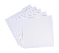 5 PCS Alphabet Classification Index Cards for Sorting and Managing CD and LP For Records and Clear with Dust Proof Protection for Easy Use