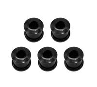 5 Pcs Aluminum Alloy Chain Ring Bolt Single Chain Wheel Bolt Nuts Single Speed Chain Wheel Screws for Road Mountain Bike