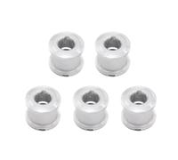 5 Pcs Aluminum Alloy Chain Ring Bolt Single Chain Wheel Bolt Nuts Single Speed Chain Wheel Screws for Road Mountain Bike