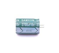 5 Pcs Aluminum Electrolytic Capacitor Dip 2700uf ±20% 16V Dip 12.5x18.5mm EGK278M1CI1HCB