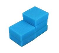 5 PCS Aquarium Filter Cotton Home 1 Set Compatible Filter Media for Activated Carbon Sponge 10x10cm Black White Blue Green(Color1)