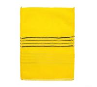 5 Pcs Asian Exfoliating Bath Towels for Body Scrub, Soft and Practical Shower Accessories (Yellow)