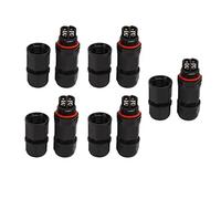5 Pcs Aviation Connector 380V IP68 Screw Crimping Electrical Connector for Industrial Equipment, LED Lighting, Lighthouses, Ships and Outdoor Sprinkler Systems (L16-2)