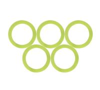 5 PCS Badge Press Replacement Spacers, Plastic Alignment Gasket Set, Thickness Compensator Tool with Storage Case for Event Badge Production (37mm)