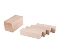 5 Pcs Basswood Carving Blocks Unfinished Soft Wood Set for Beginners for Carving and Whittling