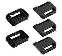 5 PCS Battery Dock Holder, Cordless Battery Mounts for DeWalt Tool Battery Holder Mount, Battery Dock Holder Battery Storage Clips, Tool Holder Mounting Dock 18V-60V