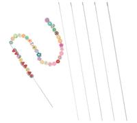 5 PCS Beading Needles for Jewelry Making, 6.7 Inches Bead Needles for Bracelet Making, 5 Thickness Styles Bead Spinner Needle for Beaded Bracelets, Necklaces Jewelry Making(0.4|0.5|0.6|0.7|0.8mm)