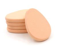 5 Pcs Beige Smooth Makeup Sponge Blender Flawless Foundation Powder Puff Beauty,Makeup Brushes Tools Accessories