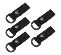 5 Pcs Belt Carabiner Loop Nylon Strap With D Rings Carabiner Loop Strap Key Holder Webbing Strap Attachment For Hiking