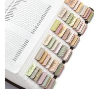 5 Pcs Bible Tabs, Laminated Bible Tabs, Large Print Bible Book Tabs, Bible Study Supplies, Catholic Bible Tabs for Women and Men Study Bible (Bohemia)