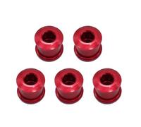 5 Pcs Bicycle Chain Ring Bolt Aluminum Alloy Single Speed Chain Ring Bolt Mountain Bike Chain Wheel Bolt Accessories