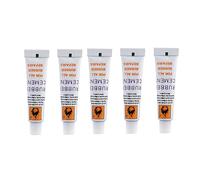 5 Pcs Bicycle Tire Repair Glue, Rubber Cement Tire Repair, Bike Tyre Inner Tube Puncture Repair Tools, Strong Adhesive Tire Inner Tube Patches Glue, Safe to Use (White)