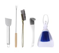 5 Pcs Birdcage Cleaning Kit Stainless Steel Tool Brush Small Pet Bird Accessories for Removing Waste and Dirt