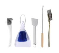 5 Pcs Birdcage Cleaning Stainless Steel Tool Brush Small Pet Cleaning Tool for removing waste and dirt