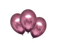 5 pcs Birthday balloons 12 inches Purple metallic balloons CHROME