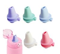 5 Pcs Bite Valve Replacement Compatible with Ello Cooper 18/22/32/40oz Water Bottle lid Replacement Parts, Silicone Spout Mouthpiece