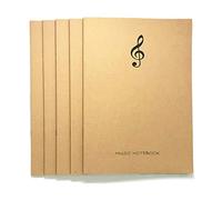 5 pcs Blank Sheet Music: Music Manuscript Paper/Staff Paper/Musicians Notebook