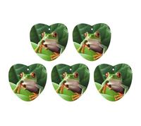 5 Pcs Car Air Fresheners Hanging Air Freshener Cute Frog Hanging Scented Cards Fragrance Scented Cards for Car Car Aromatherapy Tablets for Car