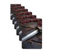 5 Pcs Car Air Fresheners Hanging Air Freshener Japan Samurai Sword Hanging Scented Cards Fragrance Scented Cards for Car Car Aromatherapy Tablets for Car