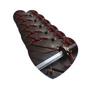 5 Pcs Car Air Fresheners Hanging Air Freshener Japan Samurai Sword Hanging Scented Cards Fragrance Scented Cards for Car Car Aromatherapy Tablets for Car