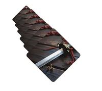 5 Pcs Car Air Fresheners Hanging Air Freshener Japan Samurai Sword Hanging Scented Cards Fragrance Scented Cards for Car Car Aromatherapy Tablets for Car
