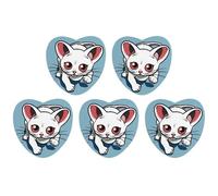 5 Pcs Car Air Fresheners Hanging Scented Cards for Cars Cartoon Mouse Running Car Air Fresheners Cars Interior Decoration Fragrance Scented Cards for Rearview Mirror Auto Accessories