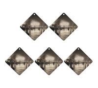 5 Pcs Car Air Fresheners Hanging Scented Cards for Cars Fireworks over The City Car Air Fresheners Cars Interior Decoration Fragrance Scented Cards for Rearview Mirror Auto Accessories