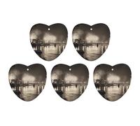5 Pcs Car Air Fresheners Hanging Scented Cards for Cars Fireworks over The City Car Air Fresheners Cars Interior Decoration Fragrance Scented Cards for Rearview Mirror Auto Accessories