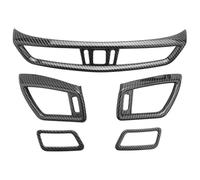 5 Pcs Car Front Console Air Condition Vent Outlet Cover For Nissan X-Trail T32 For Rogue For Qashqai J11 2014-2020 UOEMCRTB(Style A)