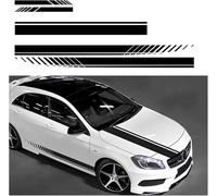 5 Pcs Car Stickers for Hyundai i20 II Active 2018-2020, Car Hood Stripe Sticker Car Side Body Sticker Modified Stripe Decal Decoration for Vehicles