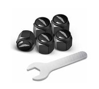 5 PCS Car Tyre Caps for Aston Martin Tyre Dust Caps Air Valve Caps Hexagon Valve Covers Replacement for Cars Anti-Corrosion (Anti-theft),Blackstyle