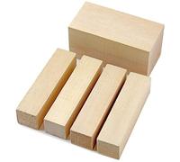 5 Pcs Carving Wood Blocks Whittling Wood Blocks Basswood Carving Blocks Unfinished Set for Carving Beginners