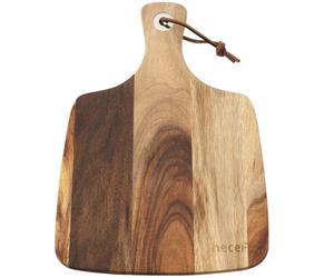 5 PCS Cheese Board Set Solid Wooden Paddle Serving Platter Display Tray