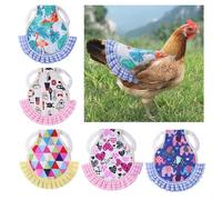 5 Pcs Chicken Saddle for Hens Poultry Back Protector Apron Chicken Jacket Vest with Elastic Straps,Chickens Ducks Geese Pets Supplies