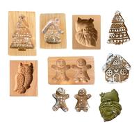 5 PCS Christmas Tree Shaped Cookie Mould, for Kitchen, DIY and Cakes/Cookies, Suitable for Christmas, Thanksgiving, Halloween and Easter