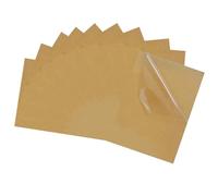 5 Pcs Clear Sticker Paper Glossy Waterproof - Printable Transparent Film A4 Full Sheet Pack PVC Label Self Adhesive for Laser Printer