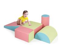 5 PCS Climb and Crawl Activity Play Set Safe Soft Foam Play Structure Gymax Multi One Size