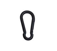 5 Pcs Cold Rolled Steels Spring Snap Hook Carabiner Chain Buckle Heavy Duty Rope Connector for Camping Fishing Hiking Heavy Duty Rope Connector Camping Gear