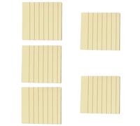 5 Pcs Colored Sticky Notes Simple Sticky Notes Pad Writing Memo Paper Liner Memo for Office Workers