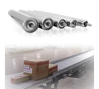 5 Pcs Conveyor Rollers Replacement - 1.5" Dia Bearing Rollers for Material Handling Sizes: 48"-6" & Versatile for Efficient Transport Ideal for Various Applications