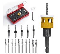 5 Pcs Countersink Drill Bit Set Yellow Upgraded