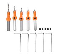5 pcs Countersink Drill Bit Woodworking Self